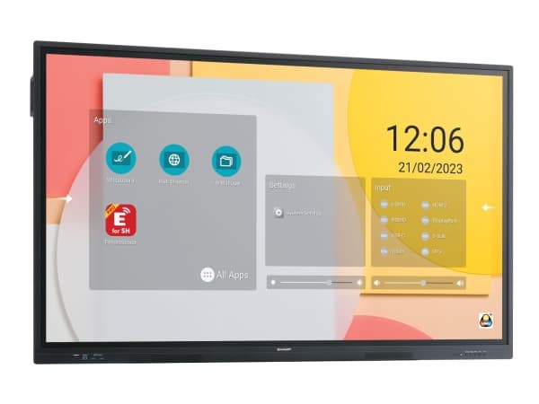 Sharp PN-LC652 - 65" Diagonal klass LC Series LED-bakgrundsbelyst LCD-skärm - interaktiv - med pekskärm (multitouch) - 4K UHD (2160p) 3840 x 2160 - D