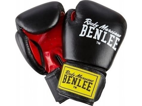 Benlee Boksehansker i naturskinn Benlee Fighter, svart/rød () - 22961950