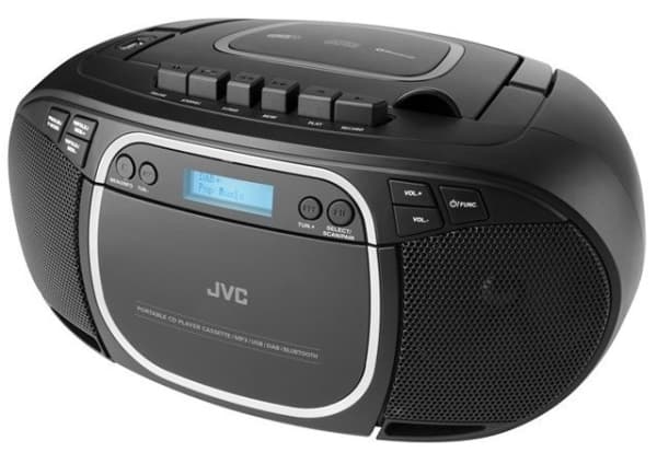 JVC RC-E561B-DAB, 1,7 kg, Musta, Kannettava CD-soitin