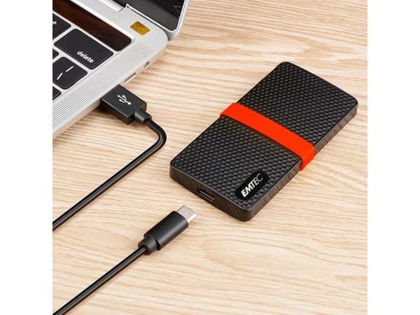 Emtec X200, 2 TB, USB Type-C, 3.2 Gen 1 (3.1 Gen 1), 450 MB/s, 5 Gbit/sek., Asst.