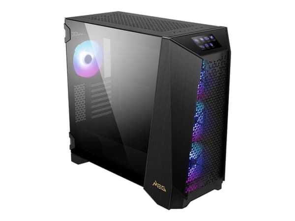 MSI MEG PROSPECT 700R, Midi Tower, PC, Musta, ATX, mikro ATX, Mini-ITX, Pelaaminen, Multi