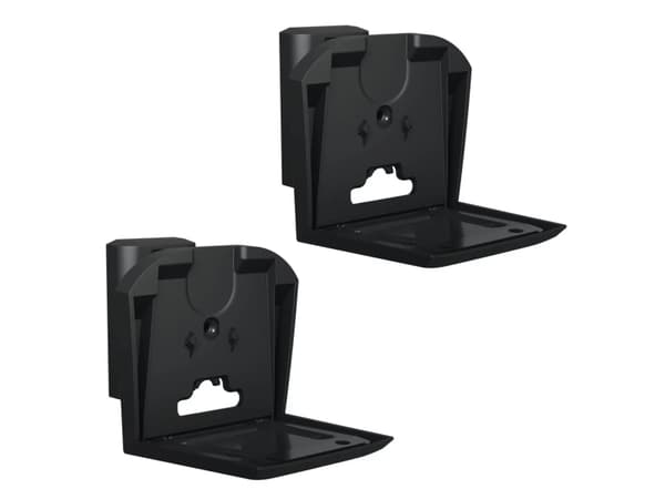 Sanus WSWME32 - Monteringssats (2 väggplattor, 2 högtalarfästen, 2 lock, 2 wall mount, 4 drywall/concrete anchors) - justerbar - för högtalare - för