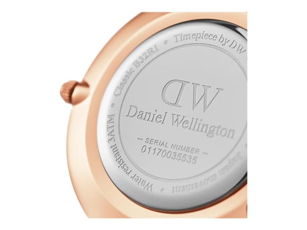 Daniel Wellington Classic Petite Melrose - Armbåndsur - kvarts - analog - rosagull - eggeskallhvit