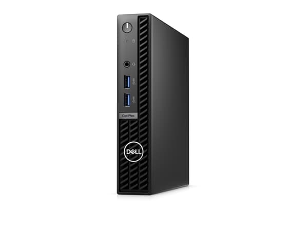 Dell OptiPlex 7010 (version 2023) - Mikro Core i3 13100T / upp till 4.2 GHz - RAM 8 GB - SSD 256 GB - NVMe, Class 35 - UHD Graphics 730 - Gigabit Eth