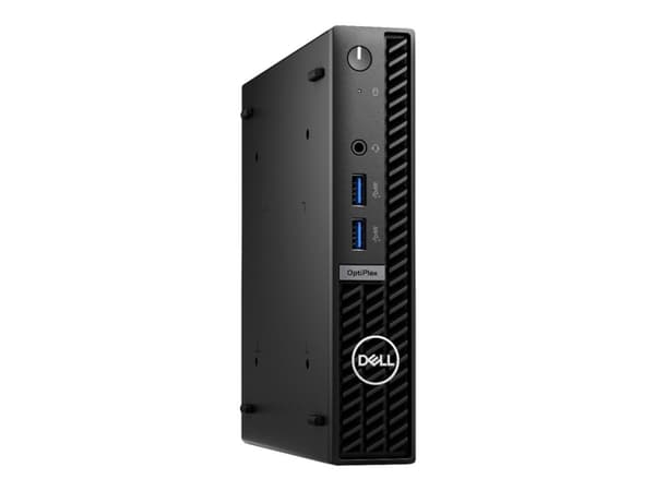 Dell OptiPlex 7010 (version 2023) - Mikro Core i3 13100T / upp till 4.2 GHz - RAM 8 GB - SSD 256 GB - NVMe, Class 35 - UHD Graphics 730 - Gigabit Eth