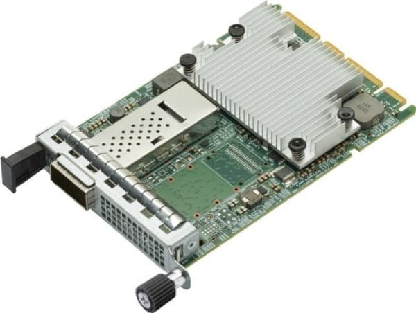 Broadcom BCM957504-N1100G - Nettverksadapter - PCIe 4.0 x16 - 100 Gigabit QSFP56 x 1