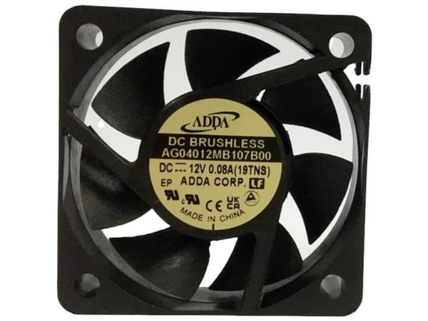 ADDA AG04012MB107B00(19TNS) Aksial ventilator 12 V/DC (L x B x H) 40 x 40 x 10 mm