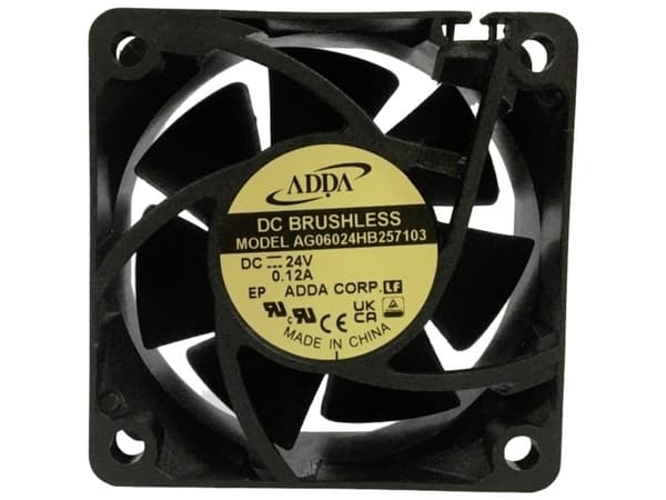 ADDA AG06024HB257103 Aksial ventilator 24 V/DC (L x B x H) 60 x 60 x 25 mm