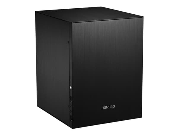 Jonsbo C2 - Tower - ITX - ingen strömförsörjning (ATX) - svart - USB/ljud