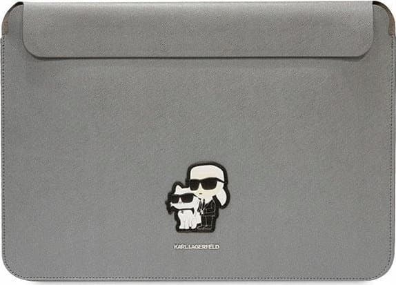 Karl Lagerfeld Ärm KLCS14SAKCPMG 14" silver/silver Saffiano Karl&amp;Choupette