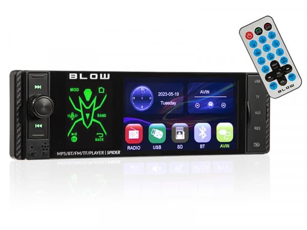 Radio BLOW SPIDER 4" RDS RGB MP5/USB/micro SD/BLUETOOTH Radio BLOW SPIDER 4" RDS RGB MP5/USB/micro SD/BLUETOOTH