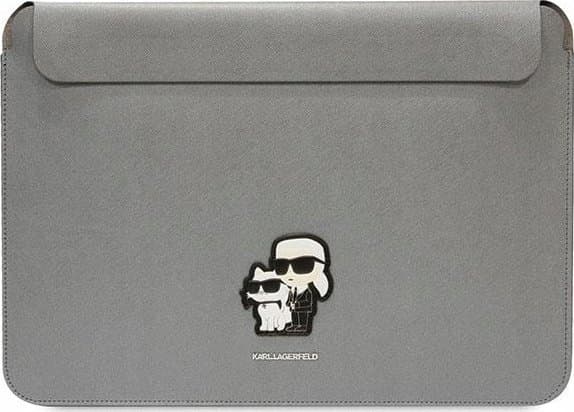 Karl Lagerfeld Ärm KLCS16SAKCPMG 16" silver/silver Saffiano Karl&Choupette