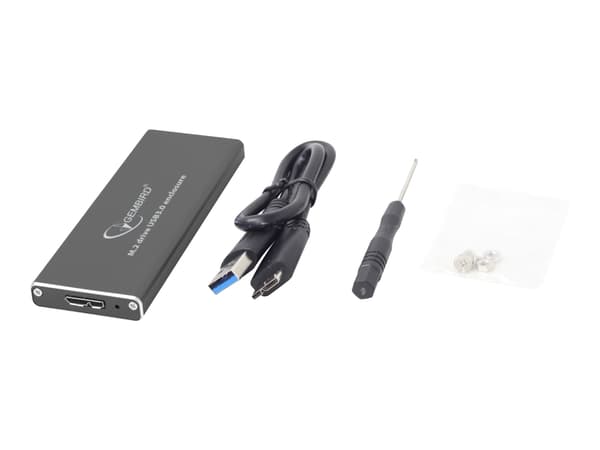 Gembird EE2280-U3C-01 - Lagringspakke - M.2 - USB 3.0 - svart