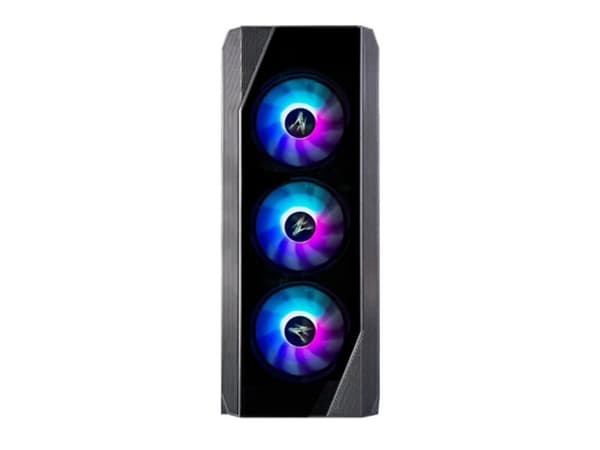 Zalman N5 TF, Midi Tower, PC, Musta, ATX, mikro ATX, Mini-ATX, Muovi, Terästä, Karkaistu lasi, Pelaaminen