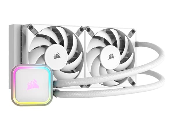 Corsair iCUE H100i RGB Elite -vesijäähdytin (CW-9060078-WW) Valkoinen