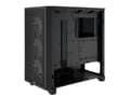 Miniatyrbild 5 av 5: CORSAIR 3000D RGB AIRFLOW - Mid tower - utökad ATX - genomskinlig sidopanel (härdat glas) - ingen strömförsörjning (ATX) - svart - USB/ljud