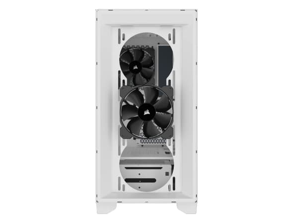 CORSAIR 3000D AIRFLOW - Mid tower - utökad ATX - genomskinlig sidopanel (härdat glas) - ingen strömförsörjning (ATX) - vit - USB/ljud