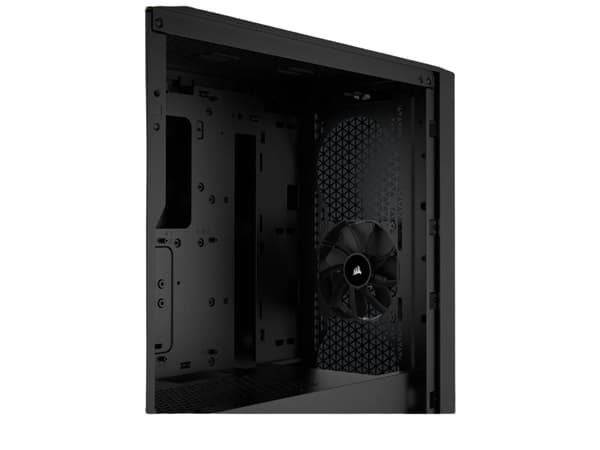 CORSAIR 3000D AIRFLOW - Mid tower - utökad ATX - genomskinlig sidopanel (härdat glas) - ingen strömförsörjning (ATX) - svart - USB/ljud