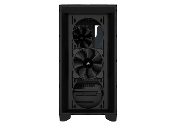 CORSAIR 3000D AIRFLOW - Mid tower - utökad ATX - genomskinlig sidopanel (härdat glas) - ingen strömförsörjning (ATX) - svart - USB/ljud