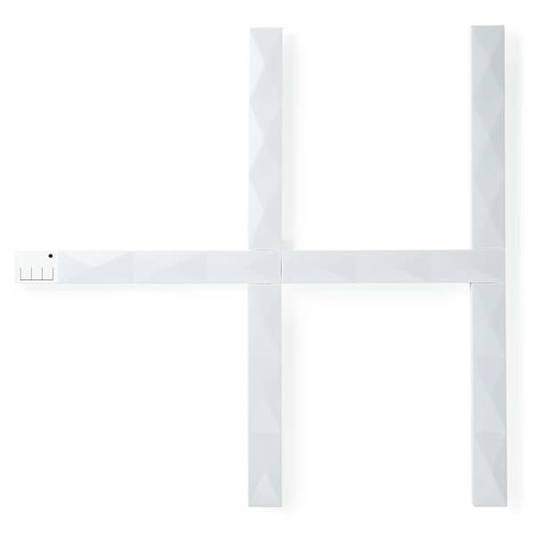 Nedis SmartLife LED-vägglampa - Wi-Fi, RGBIC/varmvit