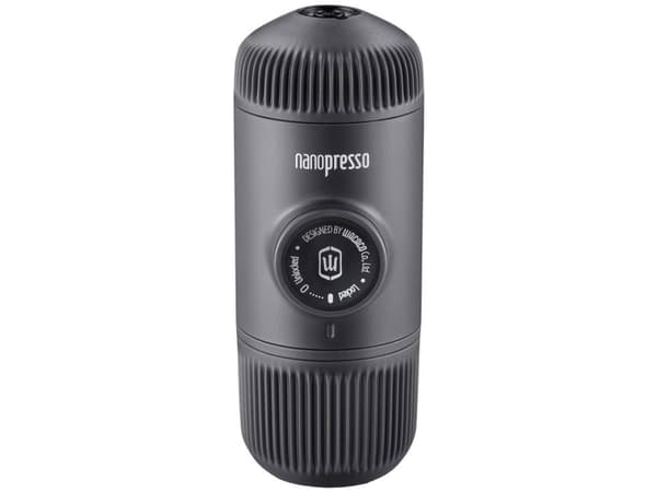 Drinkware WACACO NANOPRESSO manual ground coffee machine with adapter and bag, black