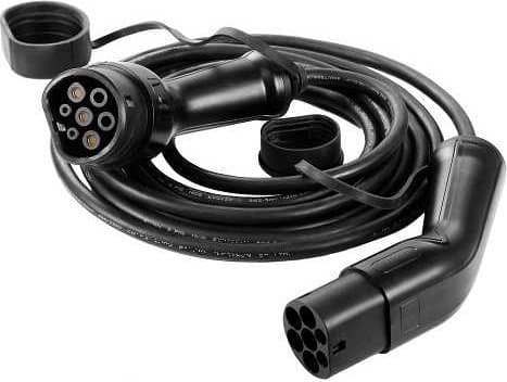 Hismart elbil ladekabel Type 2 - Type 2, 32A, 22kW, 3-fase, 5m