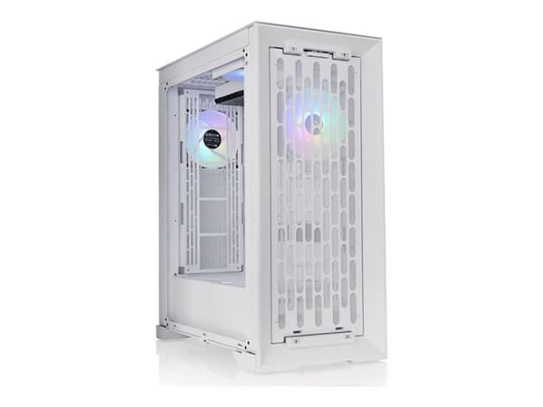 Thermaltake CTE T500 TG ARGB Snow - FT - utökad ATX - genomskinlig sidopanel (härdat glas) - ingen strömförsörjning (PS/2) - vit - USB/ljud Vit