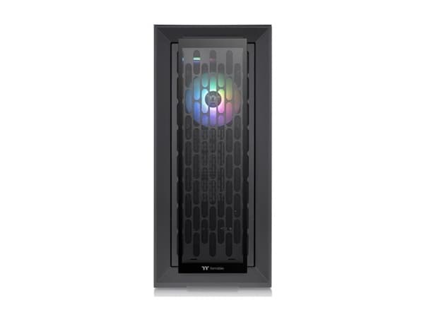 Thermaltake CTE T500 TG ARGB - FT - utökad ATX - genomskinlig sidopanel (härdat glas) - ingen strömförsörjning (PS/2) - svart - USB/ljud