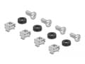Miniatyrbilde 4 av 4: Delock - Spleiseboks for fiberoptikk - OM4, assembled - front - rackmonterbar - SC Duplex X 12 - svart - 1U - 19"