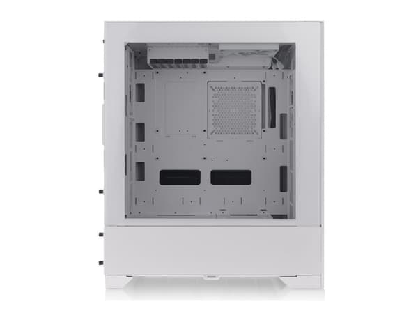 Thermaltake CTE T500 Air Snow - FT - utökad ATX - genomskinlig sidopanel (härdat glas) - ingen strömförsörjning (PS/2) - vit, snö - USB/ljud