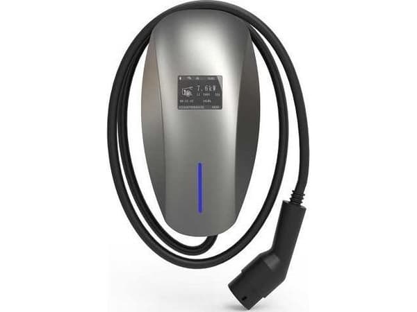 Hismart ladestasjon for elbil, Type 2, 22kW, 32A, 3-fase, 5m