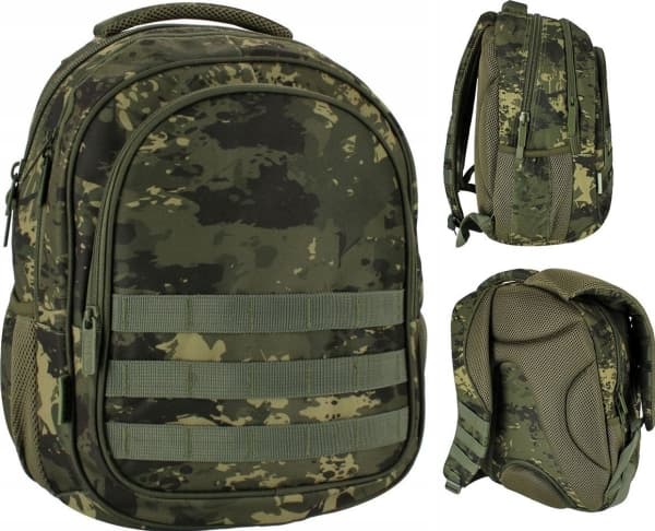 Starpak Army skolryggsäck med flera fack