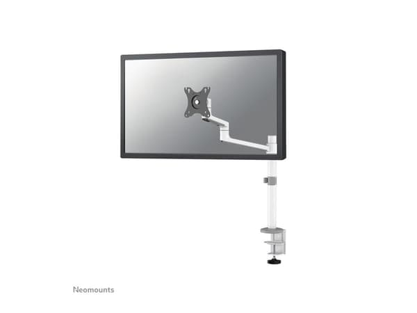 Neomounts DS60-425WH1 - Monteringssett (leddarm) - full bevegelse - for Skjerm - stål - hvit - skjermstørrelse: 17"-27" - skrivebordsmonterbar