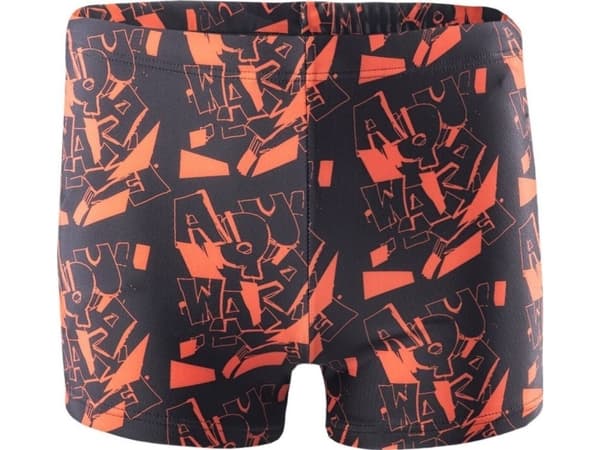 AquaWave Badebukse boksershorts for barn Aquawave Atos Jr svart og oransje størrelse 164