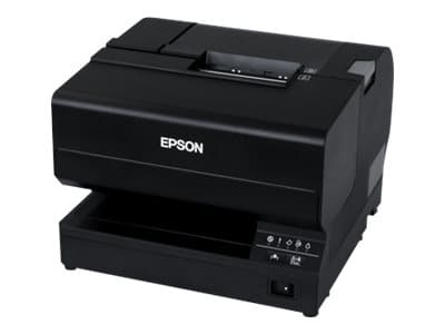 Epson TM J7700 - Kvittoskrivare - bläckstråle - Rulle (8,3 cm), 230 x 297 mm - upp till 98 mm/sek - USB 2.0, LAN - kniv - svart