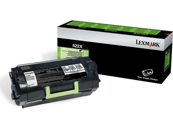 Lexmark 522X, 45000 sivua, Musta, 1 kpl