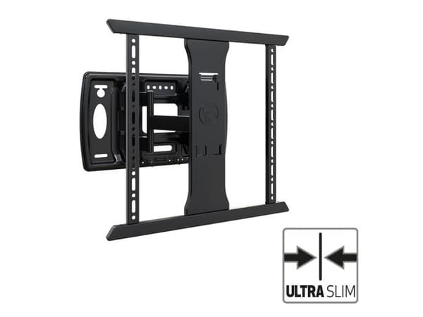 HAGOR BrackIT TnT - Monteringssett (brakett) - full bevegelse - for flatpanel - svart - skjermstørrelse: 40"-65" - veggmonterbar