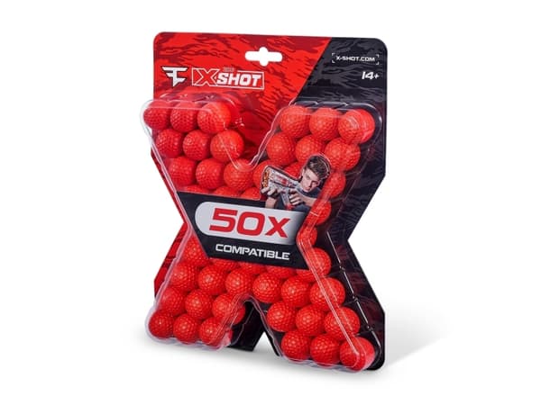 S001-X-SHOT-DART BALL BL ASTER-CHAOS Faze 50 Dar