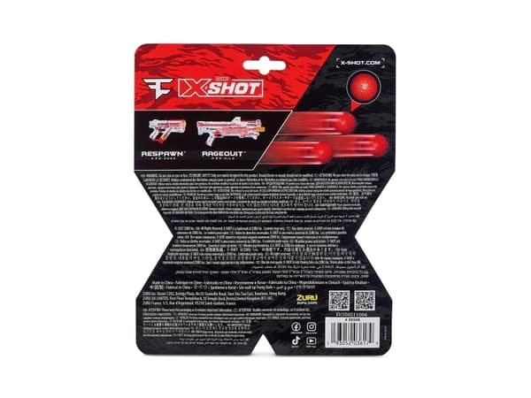 S001-X-SHOT-DART BALL BL ASTER-CHAOS Faze 50 Dar