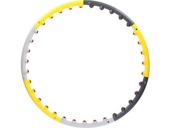 Hula Hop Massasjeapparat HMS HHP005 grå og gul 85 cm med magneter
