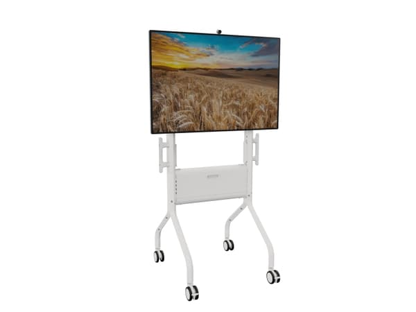 Chief Voyager - vogn - for flatskjerm / videokonferansesystem - hvit - skjermstørrelse: 127-191 cm (50"-75") - monteringsgrensesnitt: 200 - 200 mm -