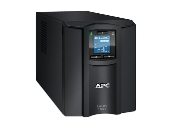 APC Smart-UPS C 2000VA LCD - UPS - AC 230 V - 1300 Watt - 2000 VA - USB - utgangsstikkforbindelse: 7 - sort