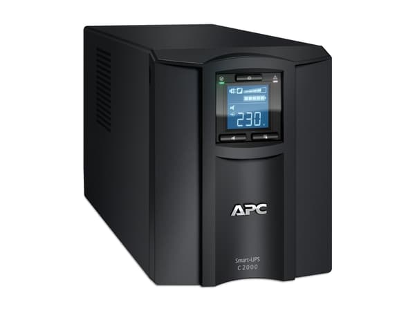 APC Smart-UPS C 2000VA LCD - UPS - AC 230 V - 1300 Watt - 2000 VA - USB - utgangsstikkforbindelse: 7 - sort