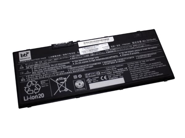 BTI - Batteri til bærbar PC (tilsvarer: Fujitsu FPB0338S) - litiumion - 4-cellers - 3490 mAh - 50 Wh - for Fujitsu LIFEBOOK E558, P728, T937, T938, U