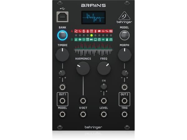 Behringer BRAINS, Digital synthesizer, 16 bit, Svart, OLED, ?DC, 12 V