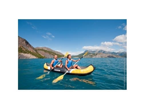 Sevylor 2000016741, Oppblåsbar kajakk, 2 person(er), 200 kg, Grå, Hvit, Gult, 2 seter, 3310 mm