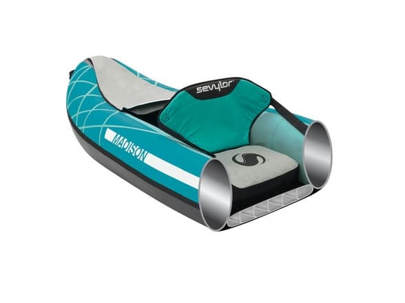 Sevylor Madison, elvekajakk, 2 person(er), 200 kg, svart, turkis, 2 seter, 93 mm