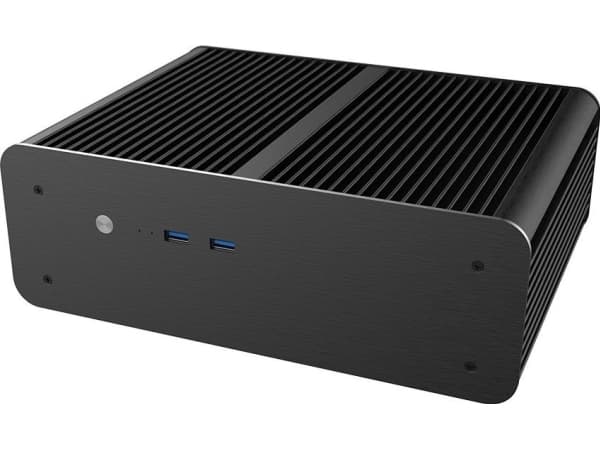 Akasa Euler MX Plus, alumiininen kotelo - Mini-ITX, musta