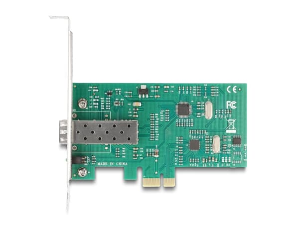 Delock - Nätverksadapter - PCIe 2.1 låg profil - 100Base-FX