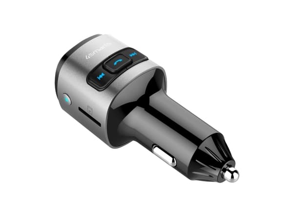 4smarts 456201, AM,FM, Cigartenner/lighter, Lydstrømming, Handsfree samtaler, USB Type-A, Bluetooth, MicroSD (TransFlash)